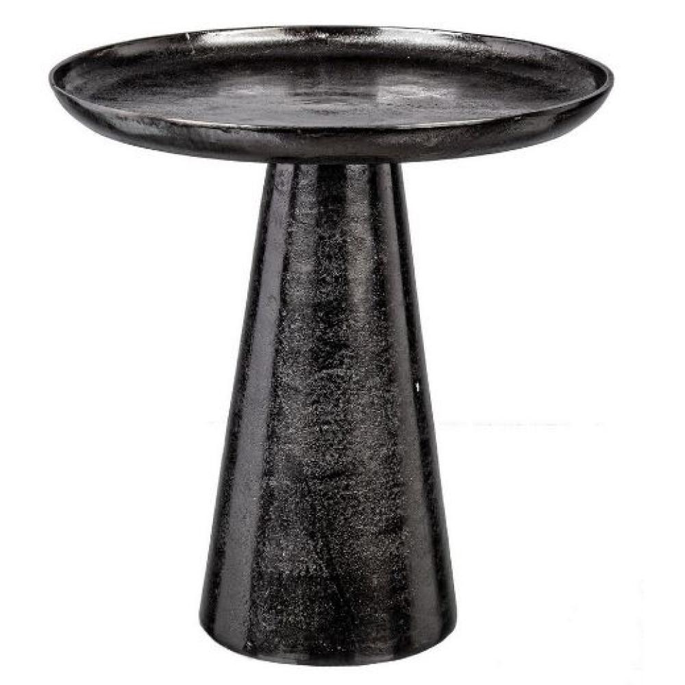 fekete minimal stilusu modern kerek lerakoasztal dohanyzoasztal grafit aluminium nappali lounge.jpg